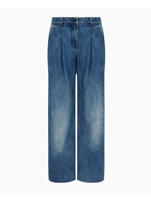 Pantaloni donna AX in denim con retro a contrasto ARMANI EXCHANGE | XW000561-AF12845MB115